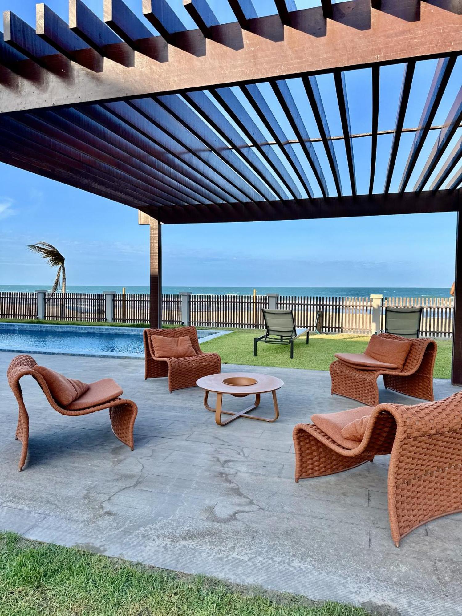Casa Alto Padrao Beira Mar Ao Lado Do Zorah Beach Trairi - Flecheiras Esterno foto